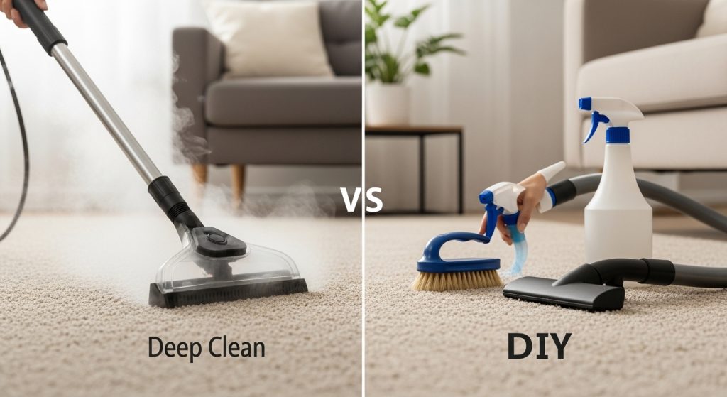 Why Pro Steam Beats DIY Carpet Cleaning